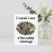 Birthday Kaart Eastern Chipmunk (Staand voorkant)