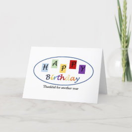 Birthday-kaart Feestdagen Kaart