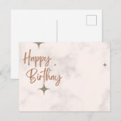 Birthday-kaart Feestdagenkaart (Voorkant / Achterkant)