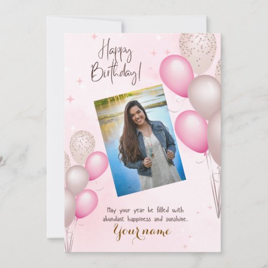 Birthday-kaart Feestdagenkaart (Voorkant)