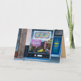 Birthday-kaart Folie Wenskaart