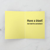 Birthday Kaart - gepersonaliseerde Pizza Party Cat (Binnen)