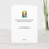 Birthday Kaart - Golf - Ball (Achterkant)