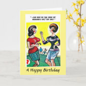 Birthday Kaart - Golf - Ball (Gele Bloem)