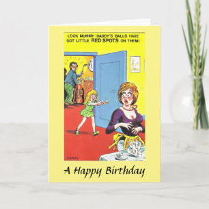 Birthday Kaart - Golf Balls
