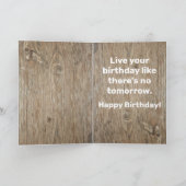 Birthday Kaart Humoureuze wet Cowboy Cat (Binnen)