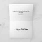 Birthday Kaart - Kaapstad, Zuid-Afrika (Binnen)