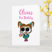 Birthday-kaart Kaart (Gele Bloem)