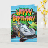 Birthday-kaart Kaart (Gele Bloem)