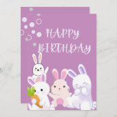 Birthday-kaart Kaart (Voorkant / Achterkant)