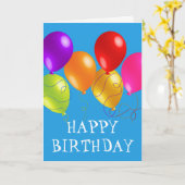 Birthday-kaart Kaart (Gele Bloem)