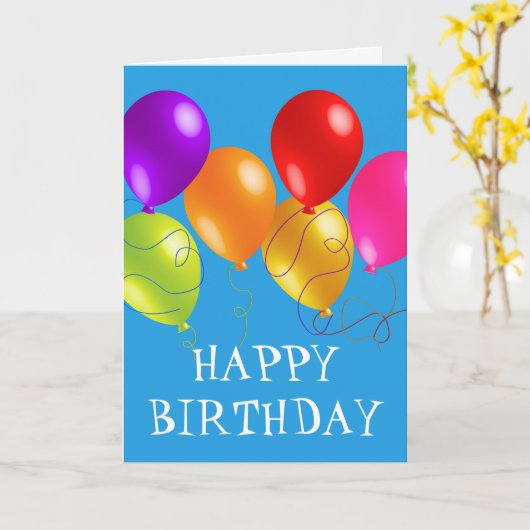 Birthday-kaart Kaart (Gele Bloem)