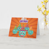 Birthday-kaart Kaart (Gele Bloem)