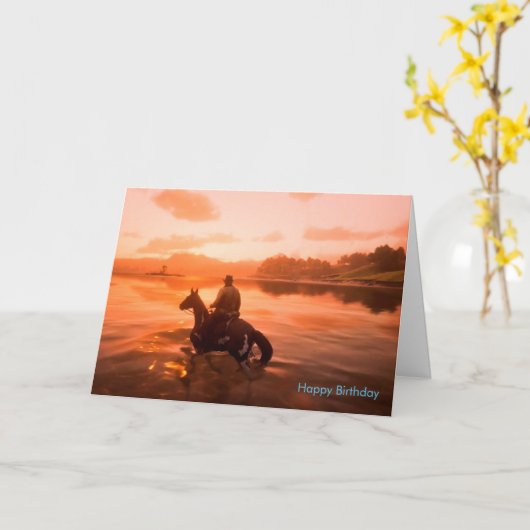 Birthday-kaart Kaart (Gele Bloem)