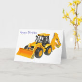 Birthday-kaart Kaart (Gele Bloem)