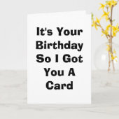 Birthday-kaart Kaart (Gele Bloem)