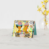 Birthday-kaart Kaart (Gele Bloem)