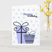 Birthday-kaart Kaart (Gele Bloem)