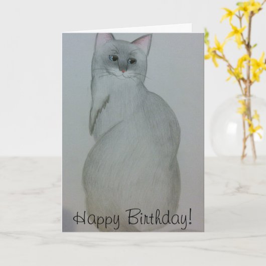 Birthday-kaart Kaart (Gele Bloem)