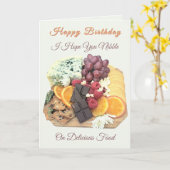 Birthday-kaart Kaart (Gele Bloem)