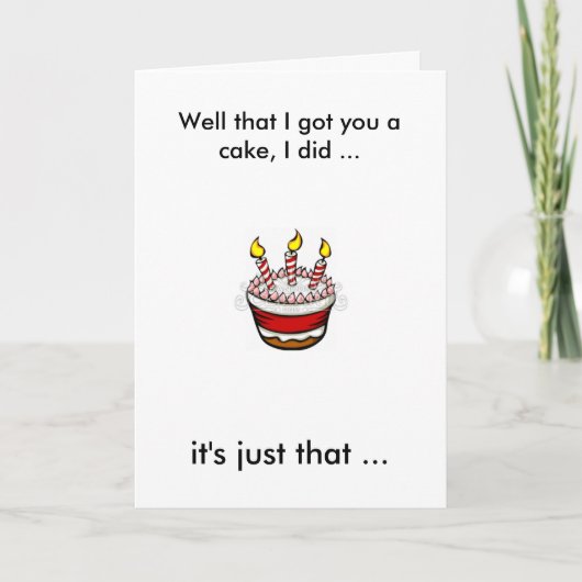 Birthday-kaart Kaart (Voorkant)