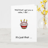 Birthday-kaart Kaart (Gele Bloem)