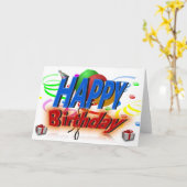 Birthday-kaart Kaart (Gele Bloem)