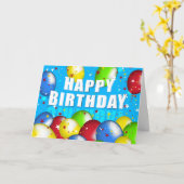 Birthday-kaart Kaart (Gele Bloem)