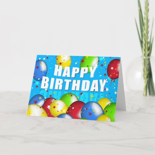 Birthday-kaart Kaart (Voorkant)