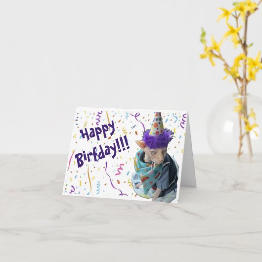 Birthday-kaart Kaart (Gele Bloem)