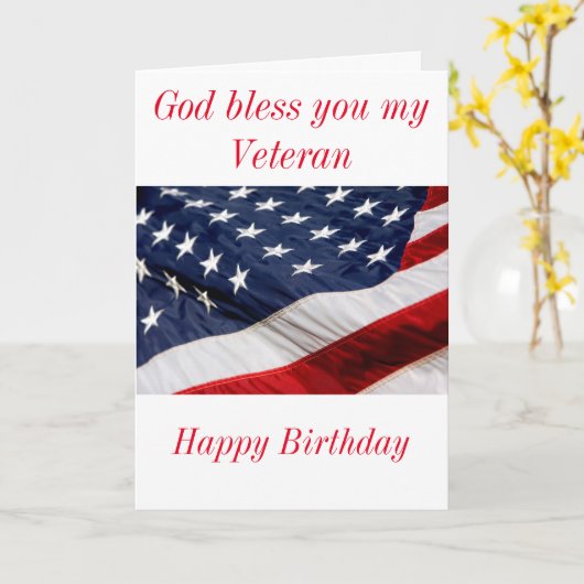 Birthday-kaart Kaart (Gele Bloem)