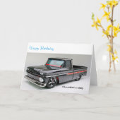 Birthday-kaart Kaart (Gele Bloem)