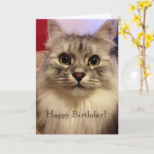 Birthday-kaart Kaart (Gele Bloem)