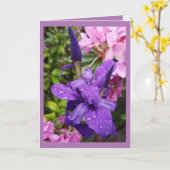 Birthday-kaart Kaart (Gele Bloem)