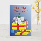 Birthday-kaart Kaart (Gele Bloem)