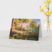 Birthday-kaart Kaart (Gele Bloem)