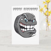 Birthday-kaart Kaart (Gele Bloem)