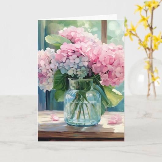 Birthday-kaart Kaart (Gele Bloem)