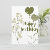 Birthday-kaart Kaart (Staand voorkant)