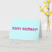 Birthday-kaart Kaart (Gele Bloem)