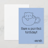 Birthday-kaart Kaart (Voorkant / Achterkant)