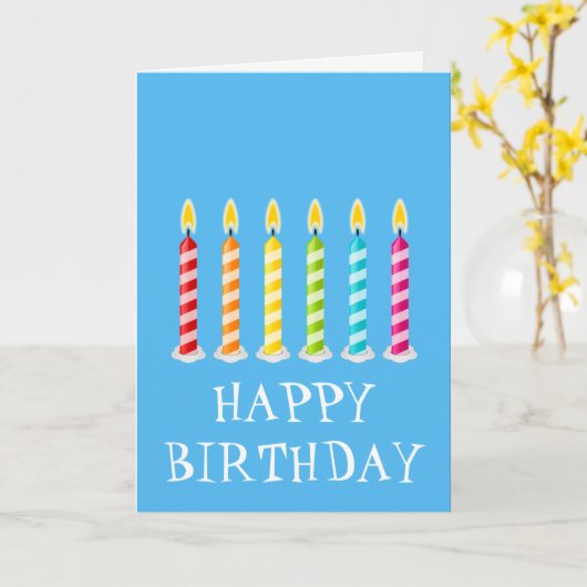 Birthday-kaart Kaart (Gele Bloem)