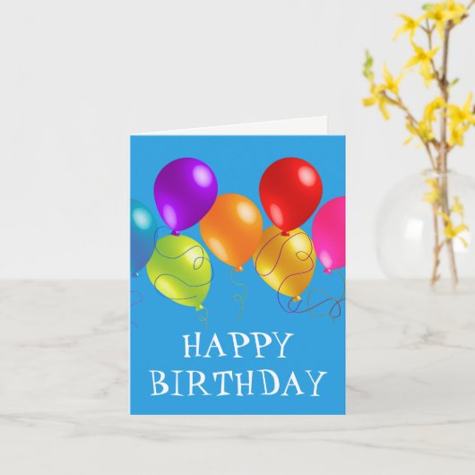 Birthday-kaart Kaart (Gele Bloem)