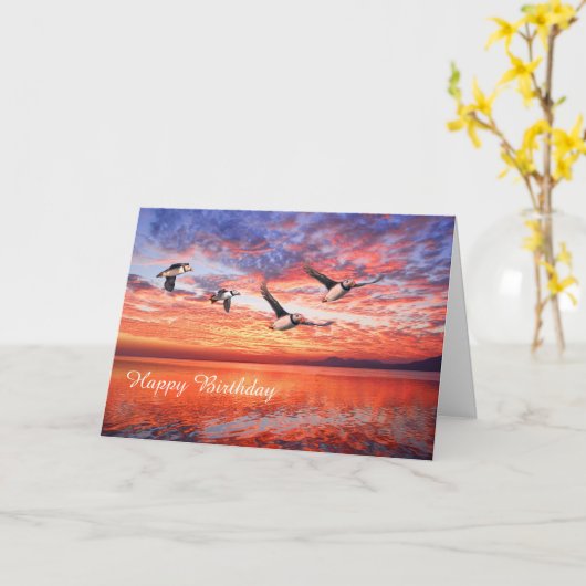  Birthday-kaart Kaart (Gele Bloem)