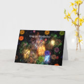 Birthday-kaart Kaart (Gele Bloem)