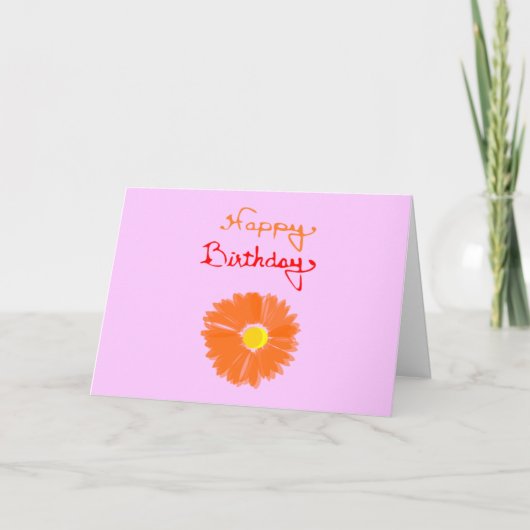 Birthday-kaart Kaart (Voorkant)
