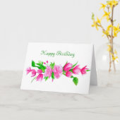 Birthday-kaart Kaart (Gele Bloem)