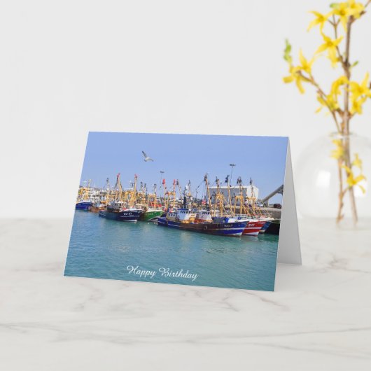 Birthday-kaart Kaart (Gele Bloem)