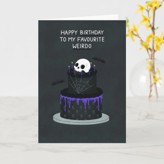 Birthday-kaart Kaart (Gele Bloem)