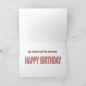 Birthday-kaart Kaart (Binnen)